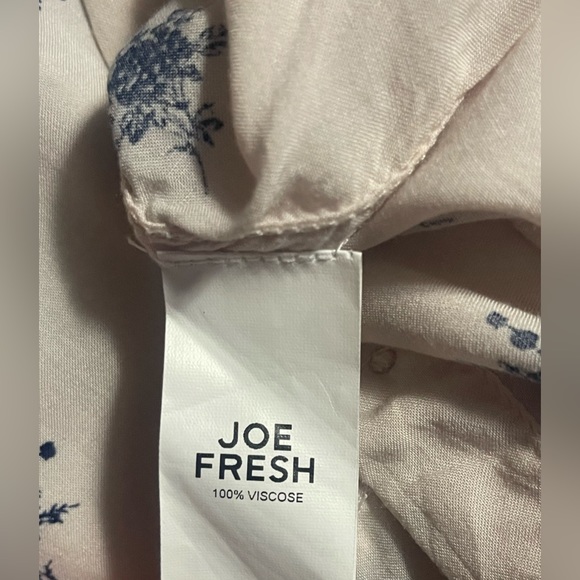 Joe Fresh Long Sleeve Button Down Floral Shirt Sz L - Picture 5 of 14